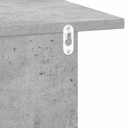 vidaXL Nachttisch Beton Grau 40 x 30 x 25 cm Holzwerkstoff