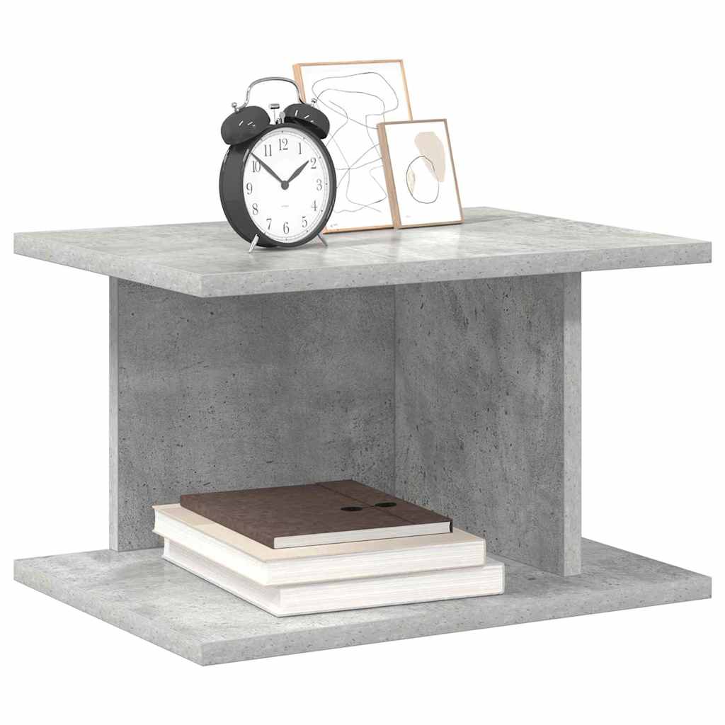 vidaXL Nachttisch Beton Grau 40 x 30 x 25 cm Holzwerkstoff