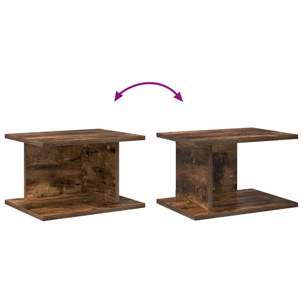 vidaXL Nachttisch 2 pcs Geräucherte Eiche 40 x 30 x 25 cm