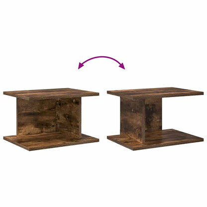 vidaXL Nachttisch 2 pcs Geräucherte Eiche 40 x 30 x 25 cm