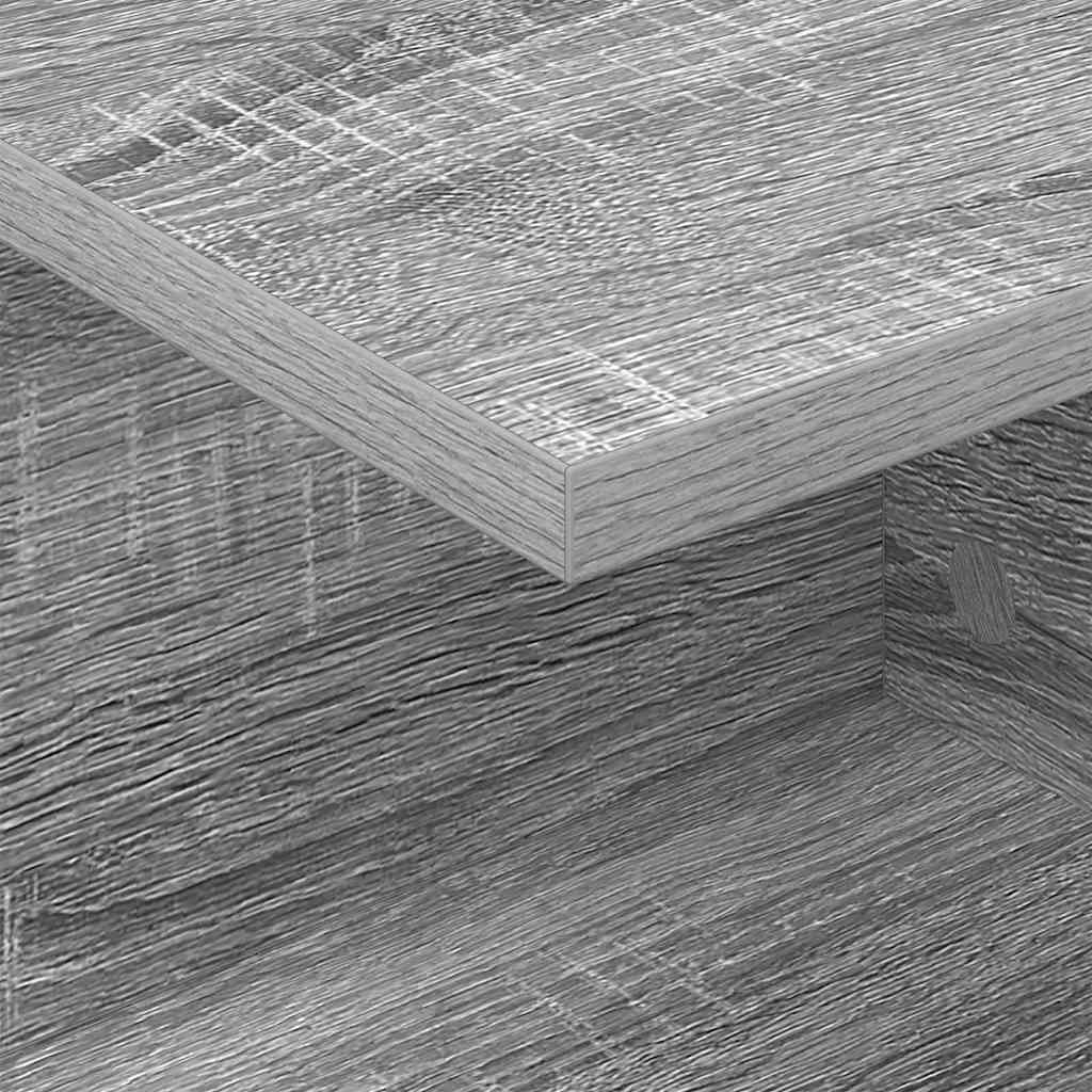 vidaXL Nachttisch 2 pcs Graues Sonoma 40 x 30 x 25 cm Holzwerkstoff