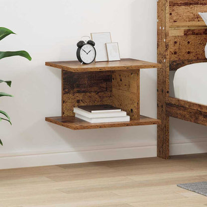 vidaXL Nachttisch Altholz 40 x 30 x 25 cm Holzwerkstoff