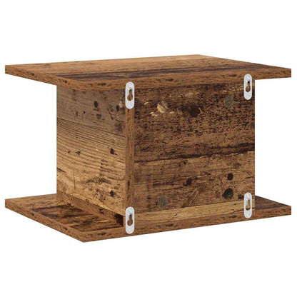 vidaXL Nachttisch 2 pcs Altholz 40 x 30 x 25 cm Holzwerkstoff