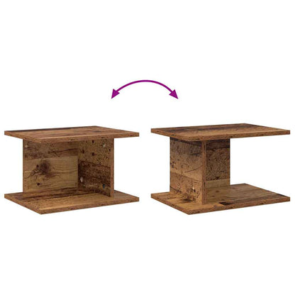 vidaXL Nachttisch 2 pcs Altholz 40 x 30 x 25 cm Holzwerkstoff