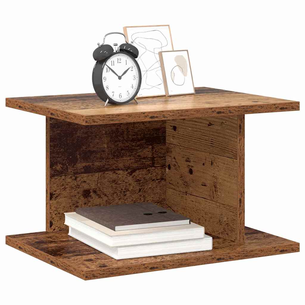 vidaXL Nachttisch 2 pcs Altholz 40 x 30 x 25 cm Holzwerkstoff