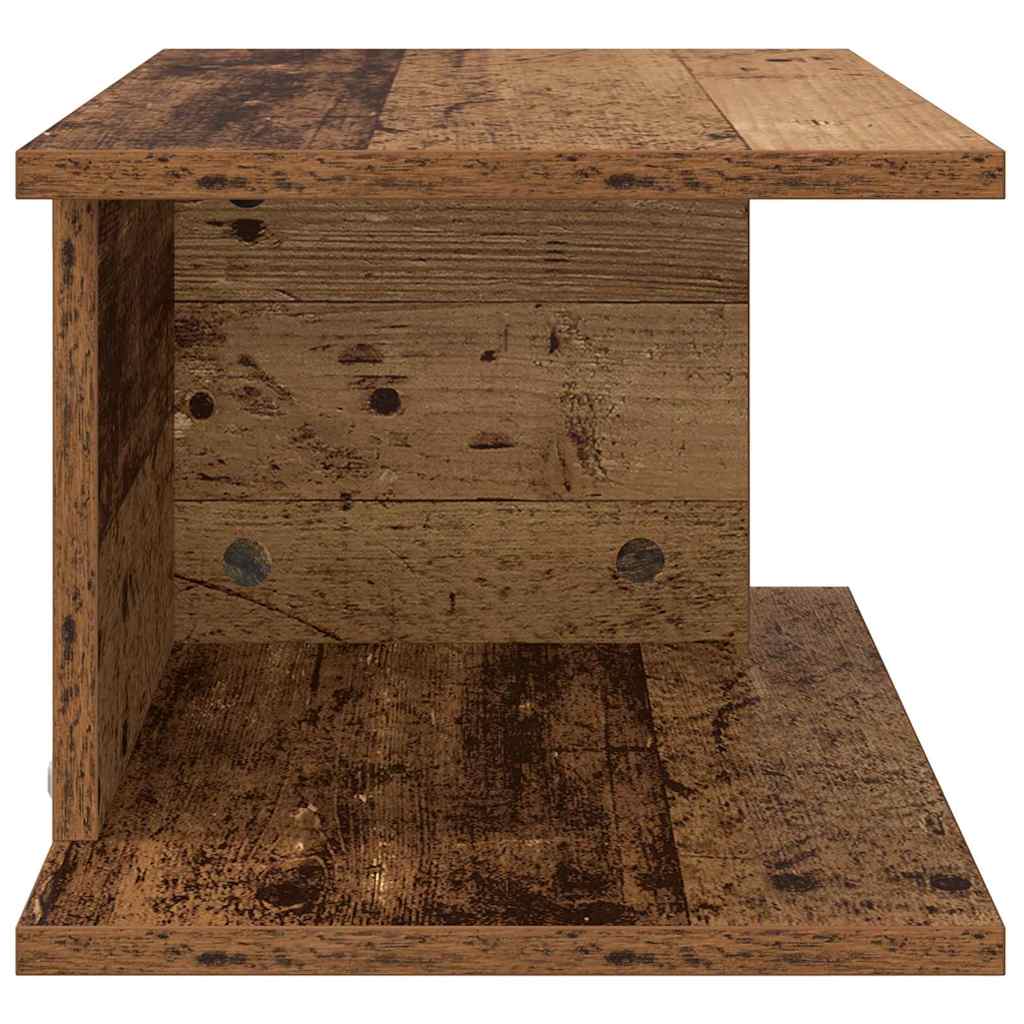 vidaXL Nachttisch 2 pcs Altholz 40 x 30 x 25 cm Holzwerkstoff
