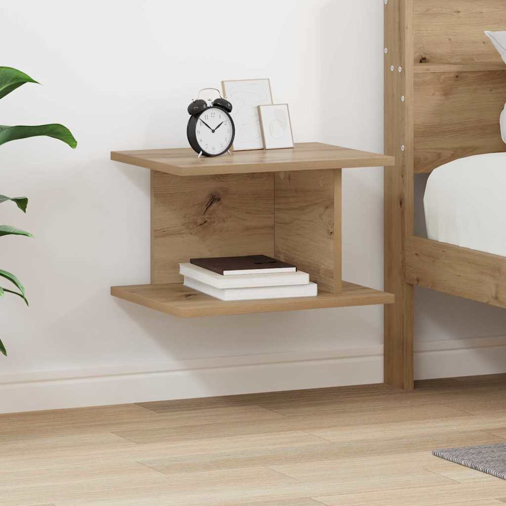 vidaXL Nachttisch Artisan-Eiche 40 x 30 x 25 cm Holzwerkstoff