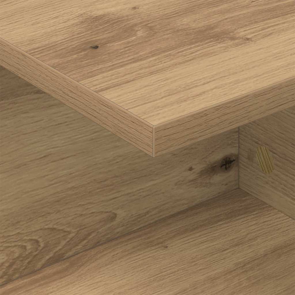 vidaXL Nachttisch 2 pcs Artisan-Eiche 40 x 30 x 25 cm Holzwerkstoff