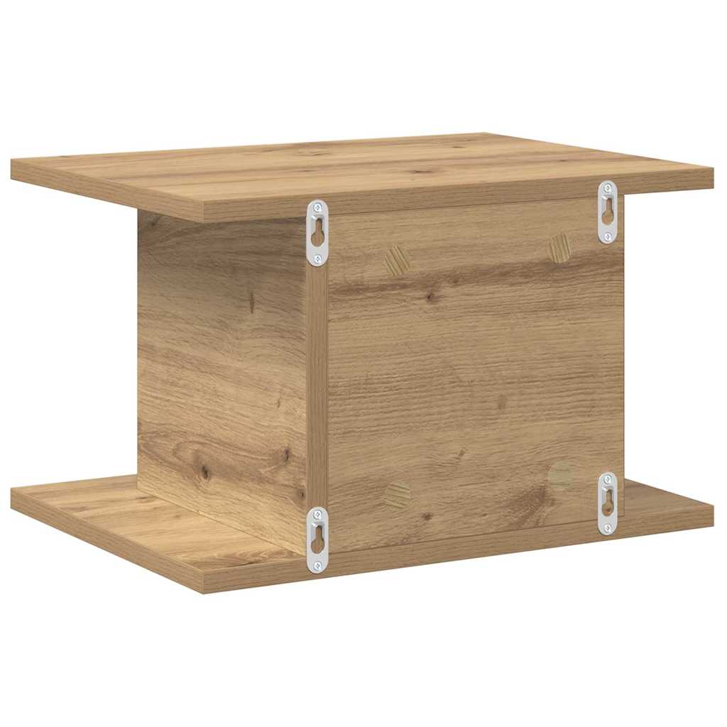 vidaXL Nachttisch 2 pcs Artisan-Eiche 40 x 30 x 25 cm Holzwerkstoff