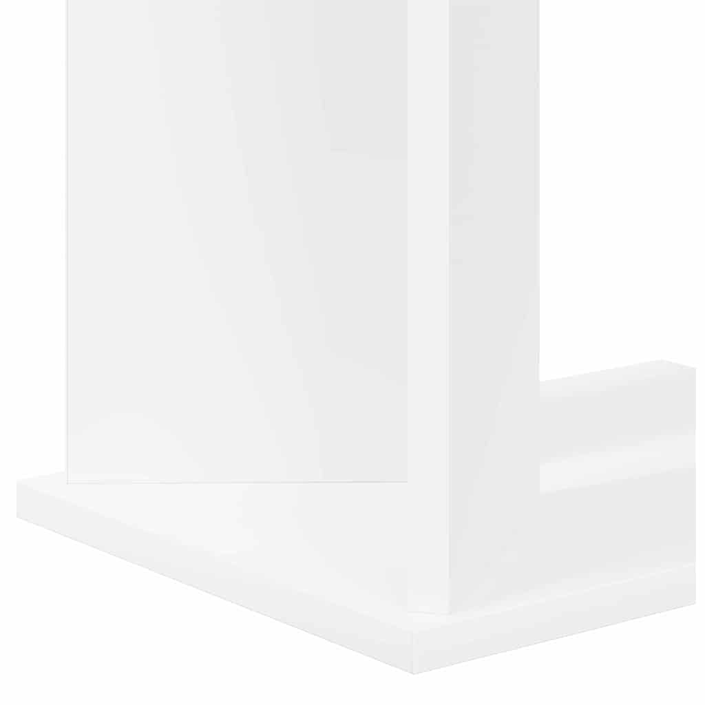 vidaXL Beistelltisch Weiß 35 x 25 x 50 cm Holzwerkstoff