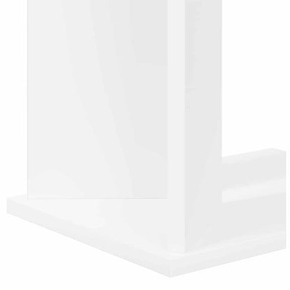 vidaXL Beistelltisch Weiß 35 x 25 x 50 cm Holzwerkstoff