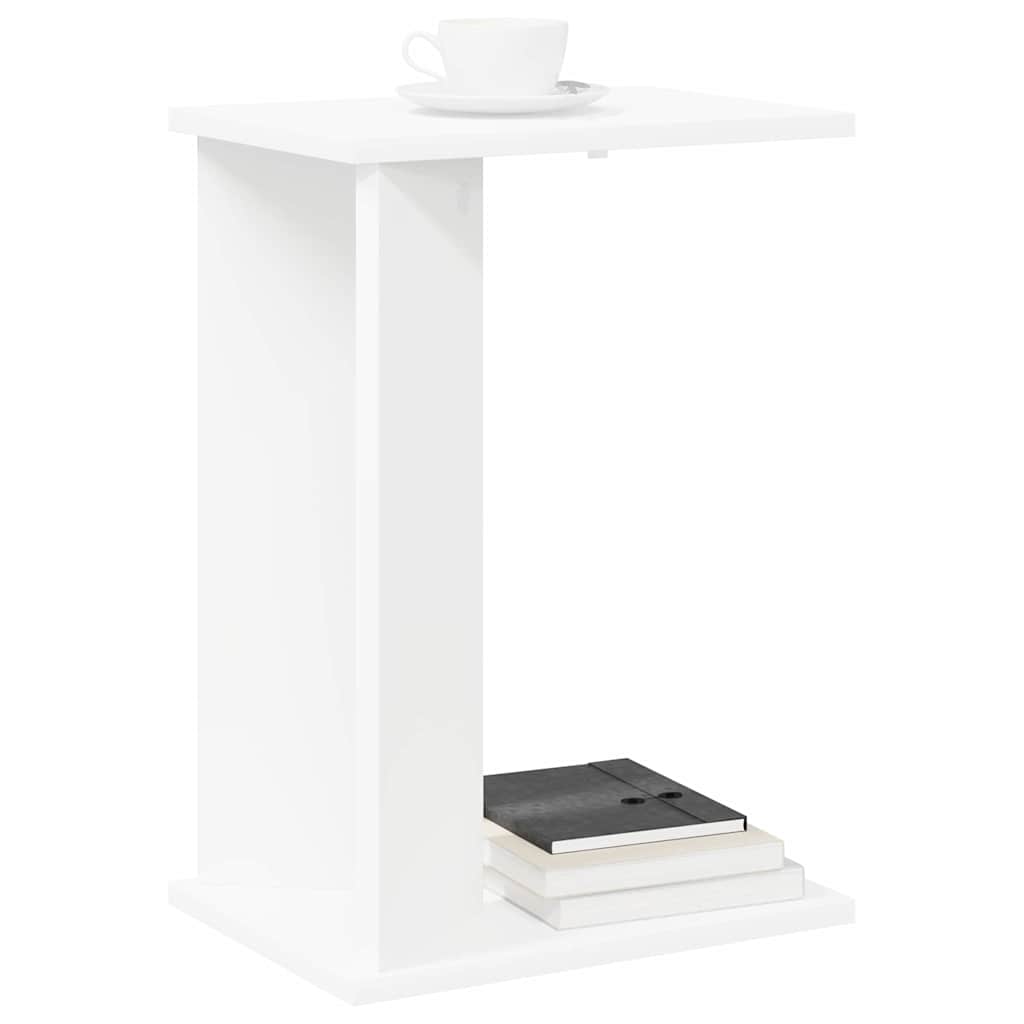 vidaXL Beistelltisch Weiß 35 x 25 x 50 cm Holzwerkstoff