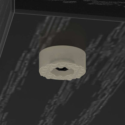 Beistelltisch Schwarz Eichen-Optik 35 x 25 x 50 cm