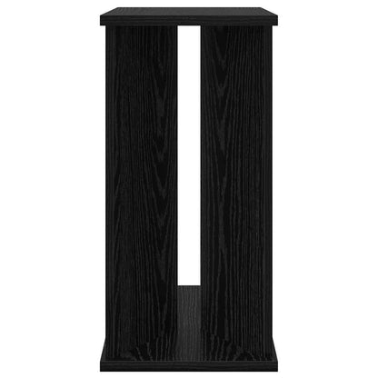 Beistelltisch Schwarz Eichen-Optik 35 x 25 x 50 cm