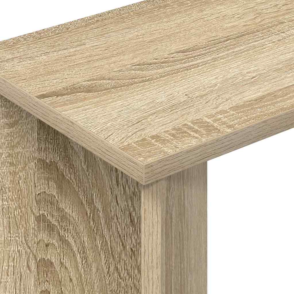 vidaXL Beistelltisch Sonoma-Eiche 35 x 25 x 50 cm Holzwerkstoff