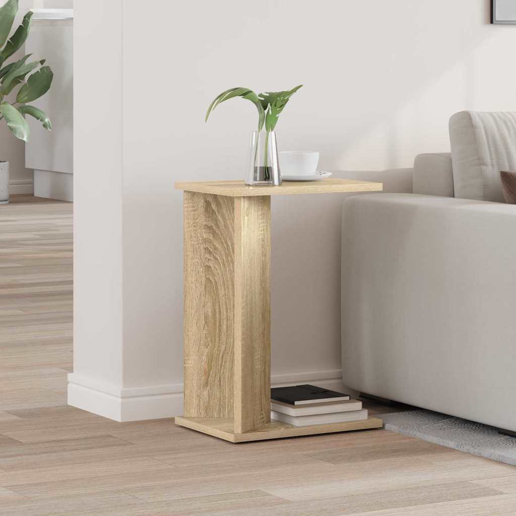 vidaXL Beistelltisch Sonoma-Eiche 35 x 25 x 50 cm Holzwerkstoff