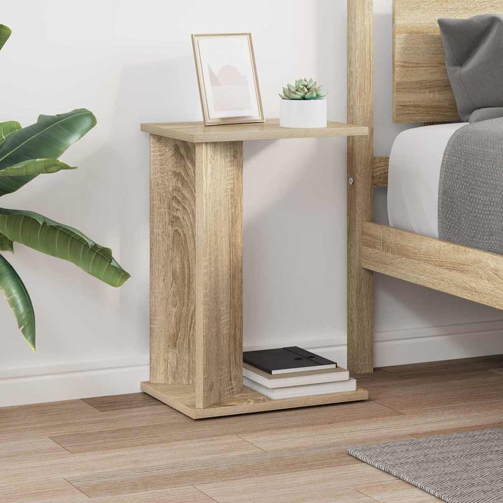 vidaXL Beistelltisch Sonoma-Eiche 35 x 25 x 50 cm Holzwerkstoff