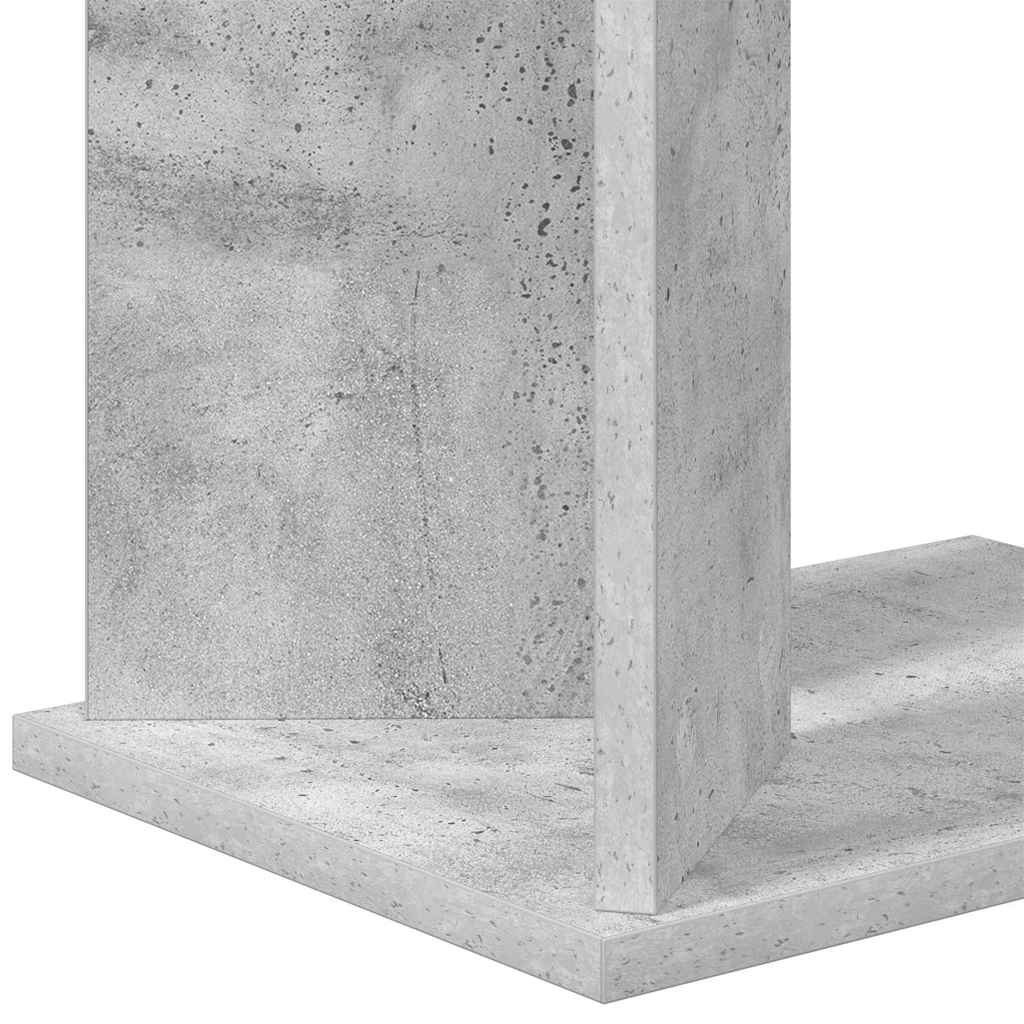 vidaXL Beistelltisch Beton Grau 35 x 25 x 50 cm Holzwerkstoff