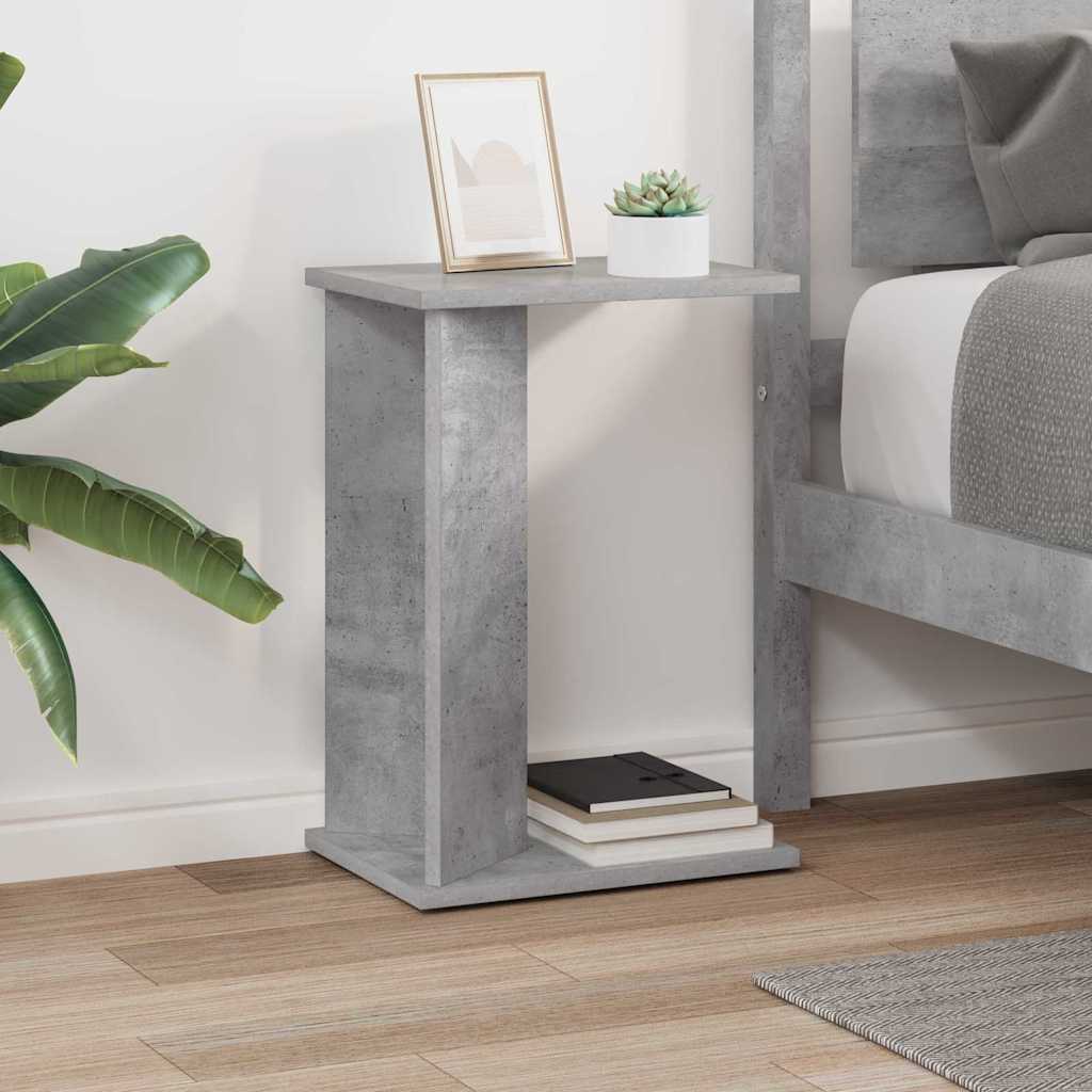 vidaXL Beistelltisch Beton Grau 35 x 25 x 50 cm Holzwerkstoff