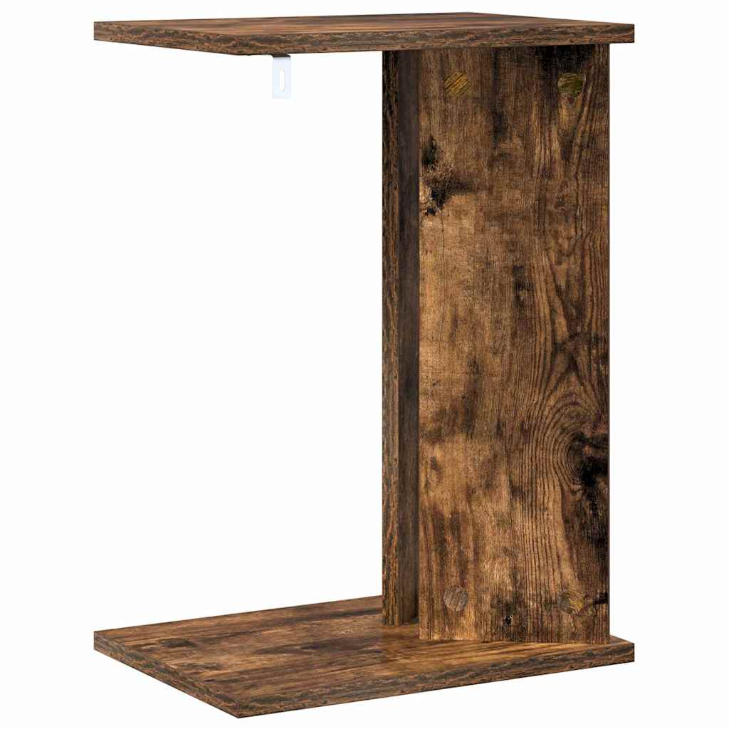 vidaXL Beistelltisch Geräucherte Eiche 35 x 25 x 50 cm Holzwerkstoff