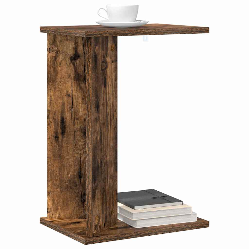 vidaXL Beistelltisch Geräucherte Eiche 35 x 25 x 50 cm Holzwerkstoff