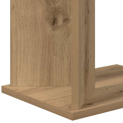vidaXL Beistelltisch Artisan-Eiche 35 x 25 x 50 cm Holzwerkstoff