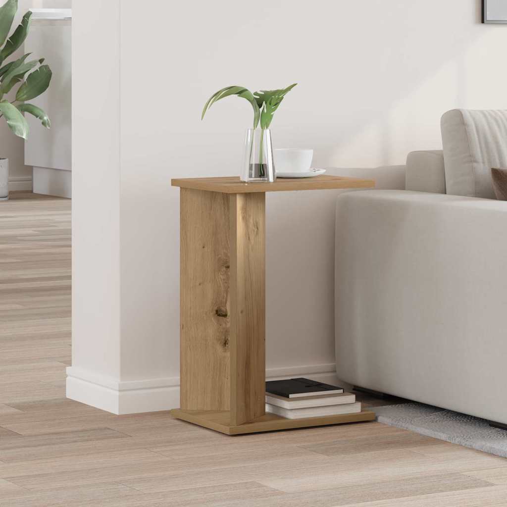vidaXL Beistelltisch Artisan-Eiche 35 x 25 x 50 cm Holzwerkstoff