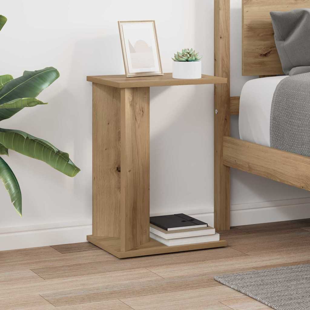 vidaXL Beistelltisch Artisan-Eiche 35 x 25 x 50 cm Holzwerkstoff