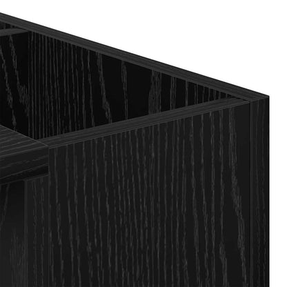vidaXL Couchtisch Schwarz Eichen-Optik 101,5 x 50 x 37 cm