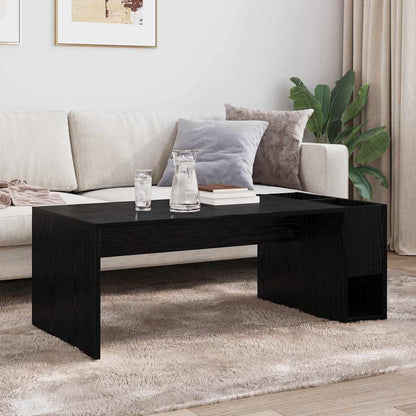 vidaXL Couchtisch Schwarz Eichen-Optik 101,5 x 50 x 37 cm