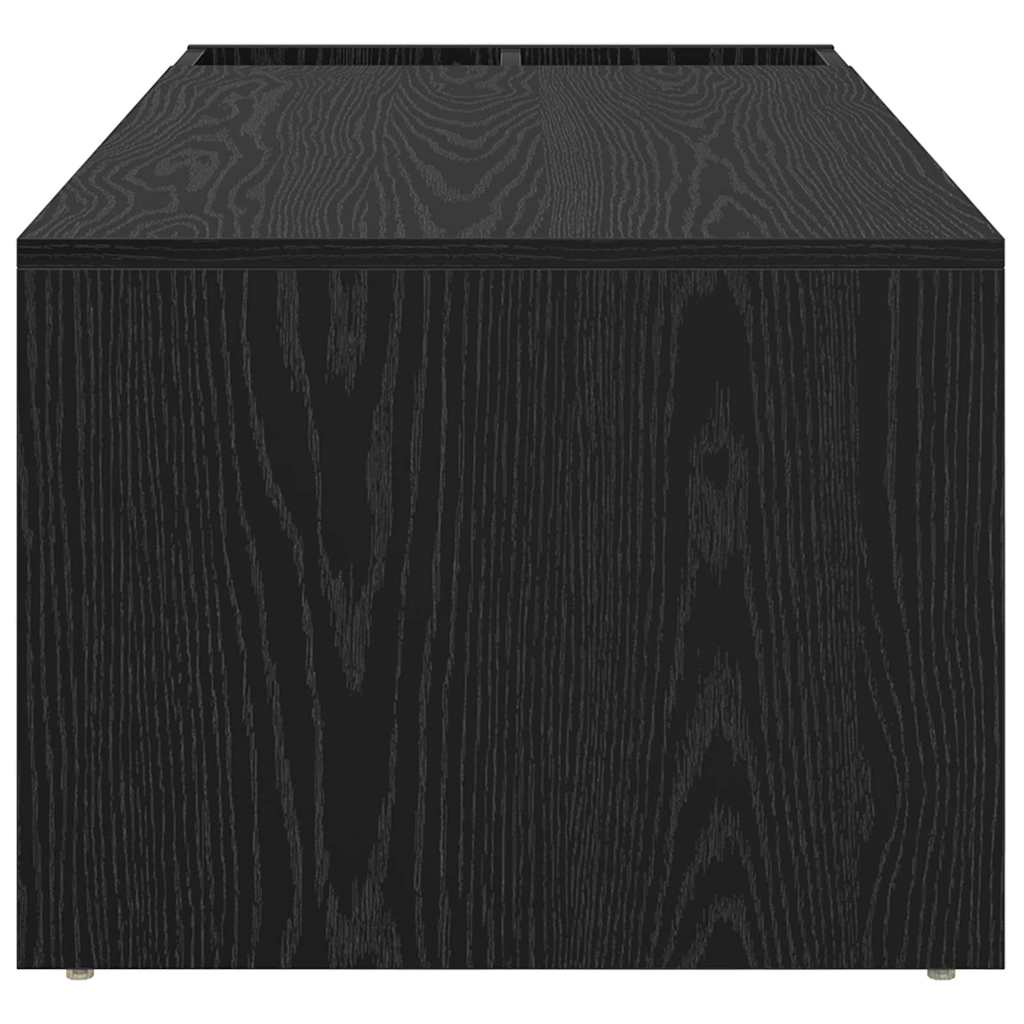 vidaXL Couchtisch Schwarz Eichen-Optik 101,5 x 50 x 37 cm