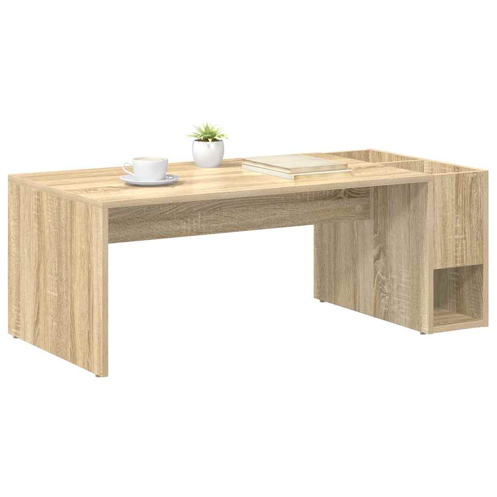 vidaXL Couchtisch Sonoma-Eiche 101,5 x 50 x 37 cm Holzwerkstoff