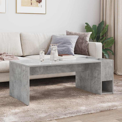 vidaXL Couchtisch Beton Grau 101,5 x 50 x 37 cm Holzwerkstoff