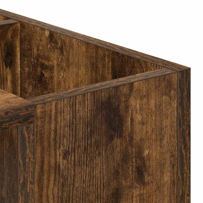 vidaXL Couchtisch Geräucherte Eiche 101,5 x 50 x 37 cm Holzwerkstoff