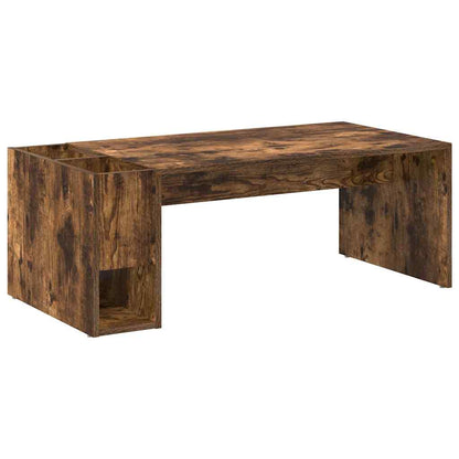 vidaXL Couchtisch Geräucherte Eiche 101,5 x 50 x 37 cm Holzwerkstoff