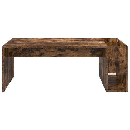vidaXL Couchtisch Geräucherte Eiche 101,5 x 50 x 37 cm Holzwerkstoff