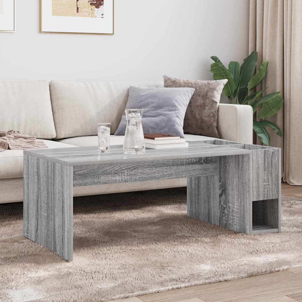 vidaXL Couchtisch Graues Sonoma 101,5 x 50 x 37 cm Holzwerkstoff