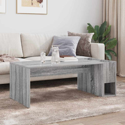 vidaXL Couchtisch Graues Sonoma 101,5 x 50 x 37 cm Holzwerkstoff