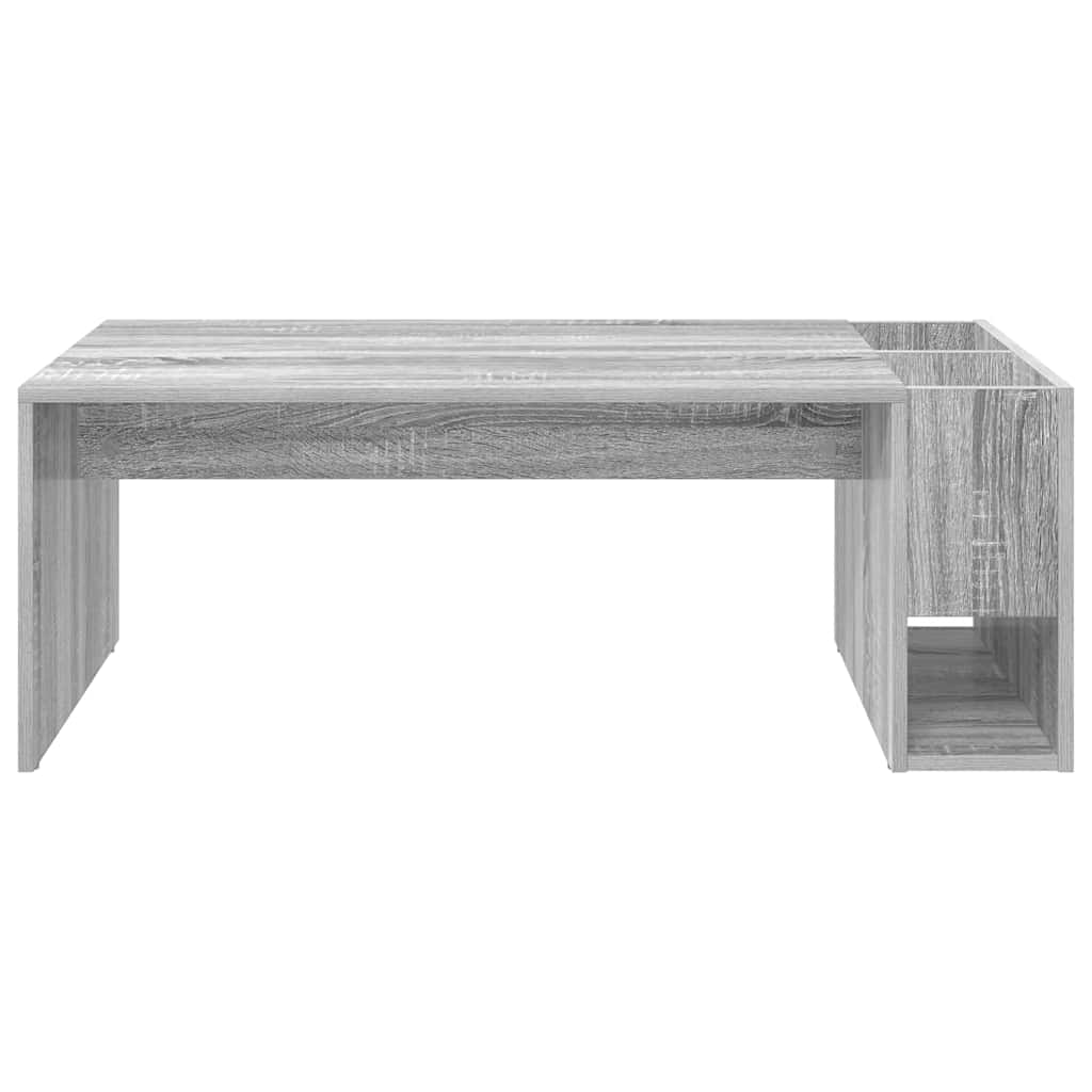 vidaXL Couchtisch Graues Sonoma 101,5 x 50 x 37 cm Holzwerkstoff