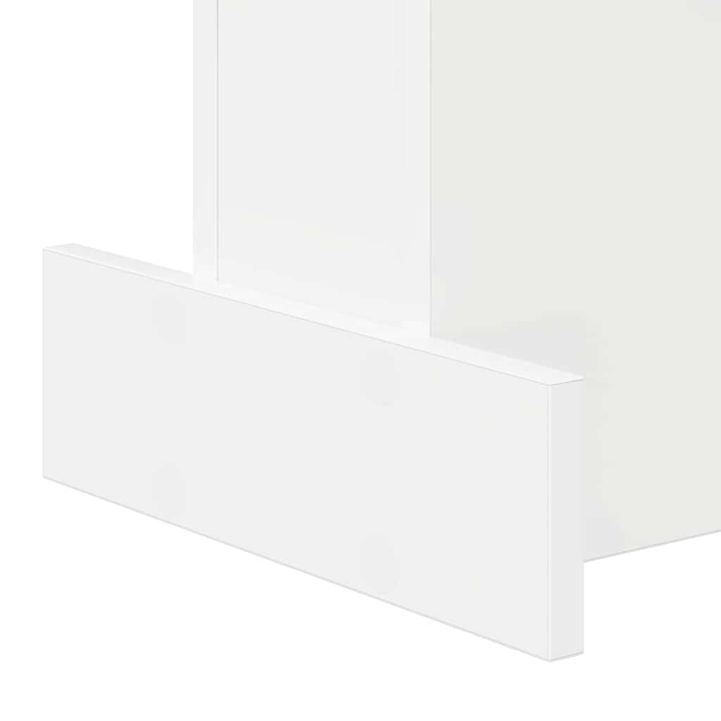 vidaXL Beistelltisch Weiß 35,5 x 35 x 40 cm Holzwerkstoff