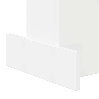 vidaXL Beistelltisch Weiß 35,5 x 35 x 40 cm Holzwerkstoff