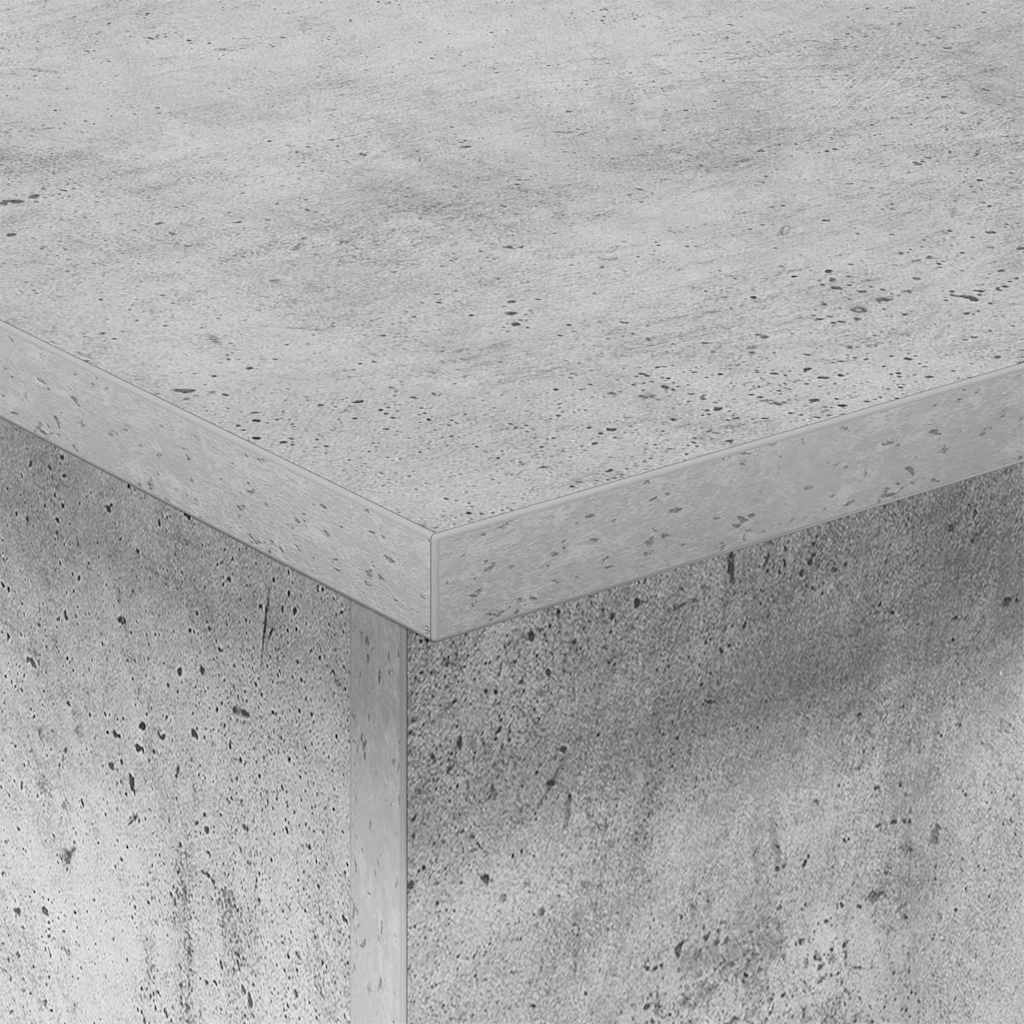 vidaXL Beistelltisch Beton Grau 35,5 x 35 x 40 cm Holzwerkstoff