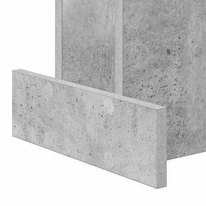 vidaXL Beistelltisch Beton Grau 35,5 x 35 x 40 cm Holzwerkstoff