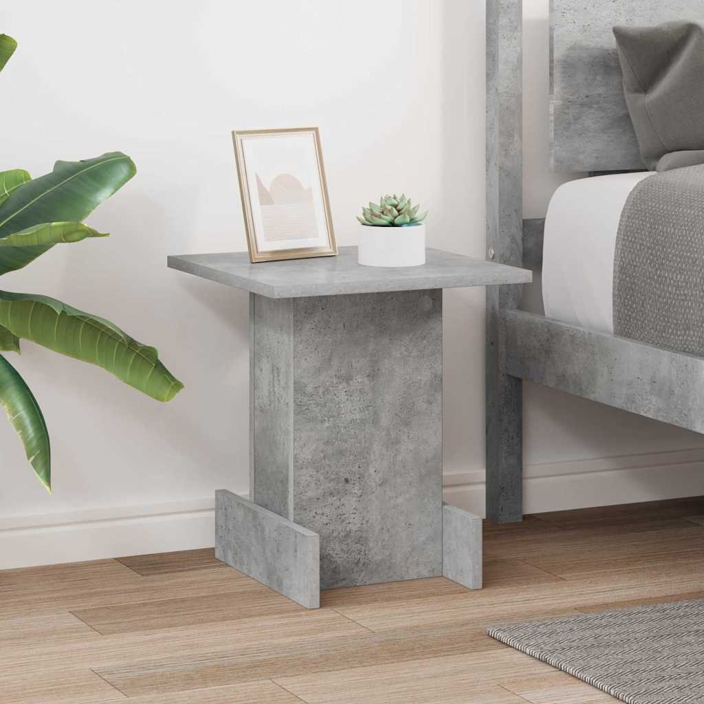 vidaXL Beistelltisch Beton Grau 35,5 x 35 x 40 cm Holzwerkstoff