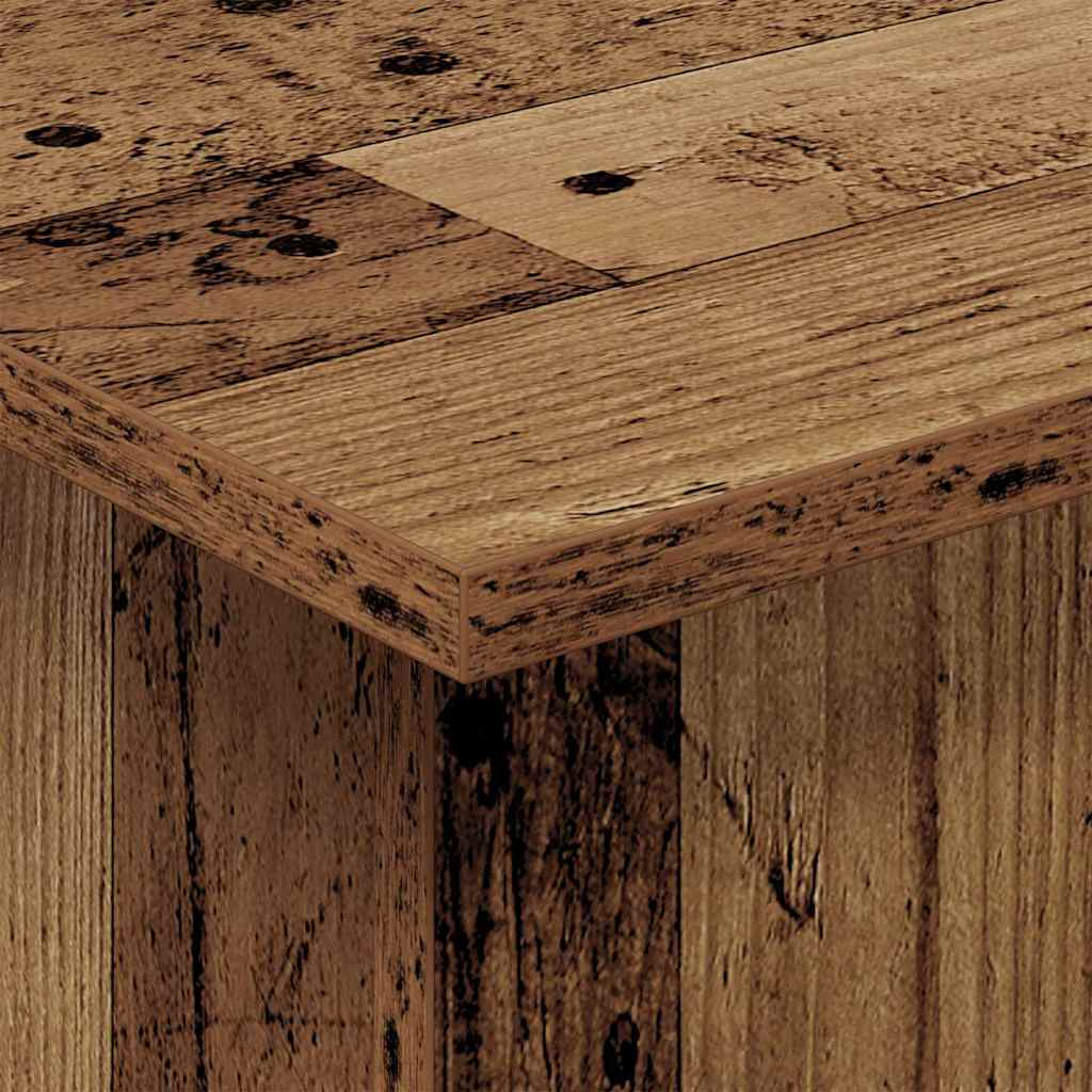 vidaXL Beistelltisch Altholz 35,5 x 35 x 40 cm Holzwerkstoff