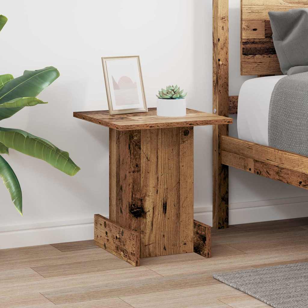 vidaXL Beistelltisch Altholz 35,5 x 35 x 40 cm Holzwerkstoff