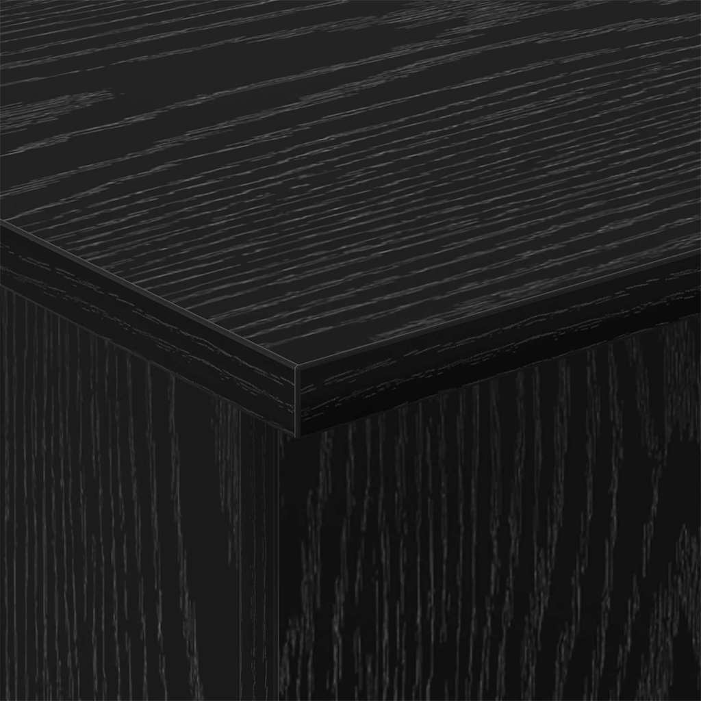 vidaXL Beistelltisch Schwarz Eichen-Optik 44,5 x 45 x 55 cm