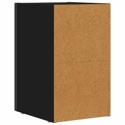 vidaXL Nachttisch Schwarz 29,5 x 33,5 x 50 cm Holzwerkstoff