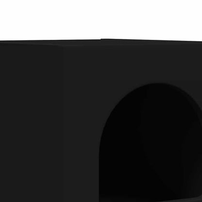 Nachttisch 2 pcs Schwarz 29,5 x 33,5 x 50 cm Holzwerkstoff