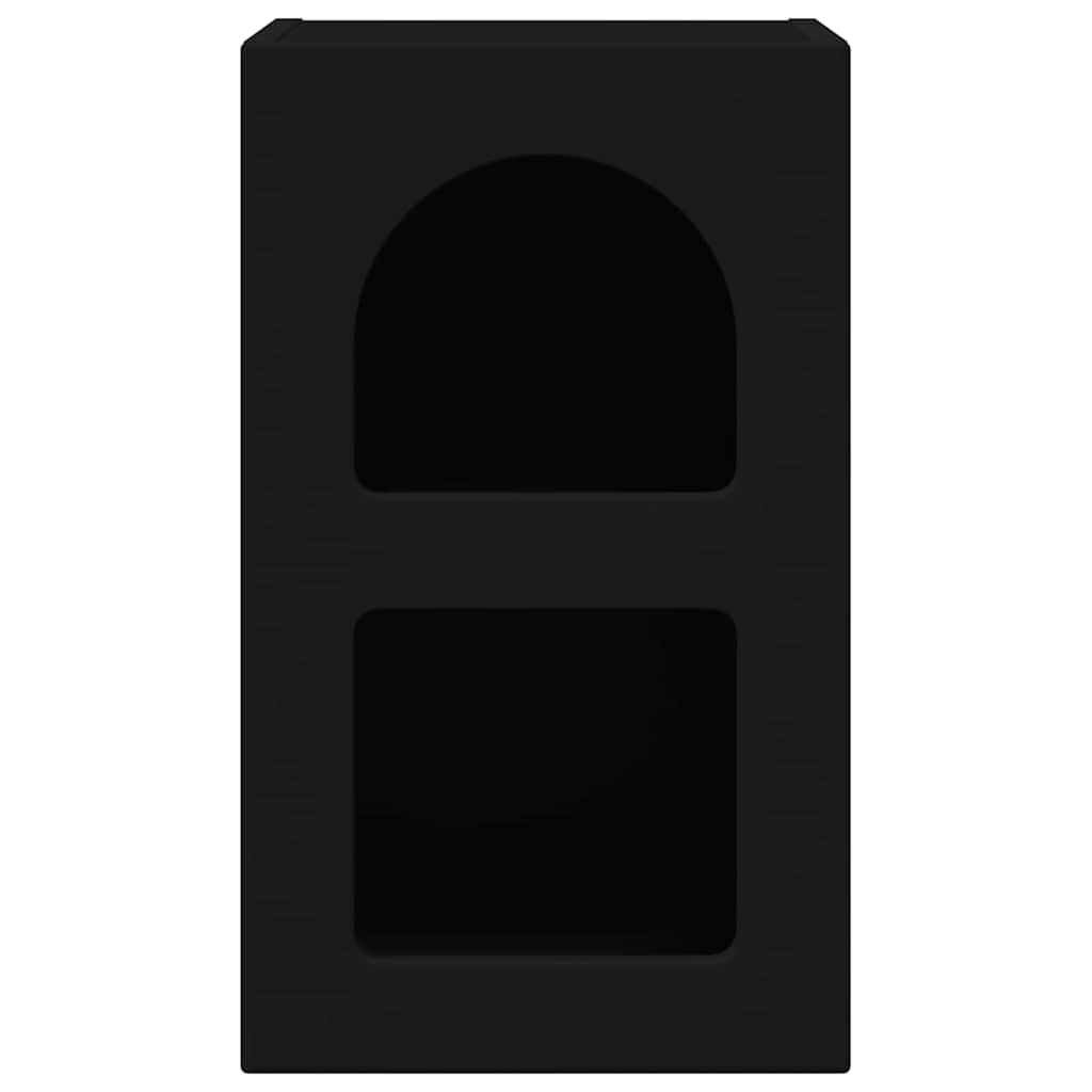 Nachttisch 2 pcs Schwarz 29,5 x 33,5 x 50 cm Holzwerkstoff